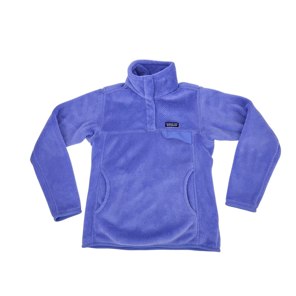 Patagonia‎ Re-Tool Snap-T Pullover Womens S Purple 25442 Polartec Fleece